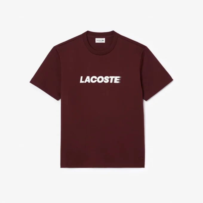 Camiseta de algodón grueso con logotipo para hombre