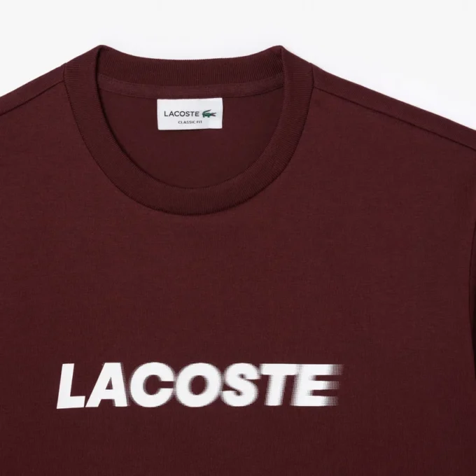 Camiseta de algodón grueso con logotipo para hombre