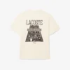 Camiseta de algodón grueso estampada