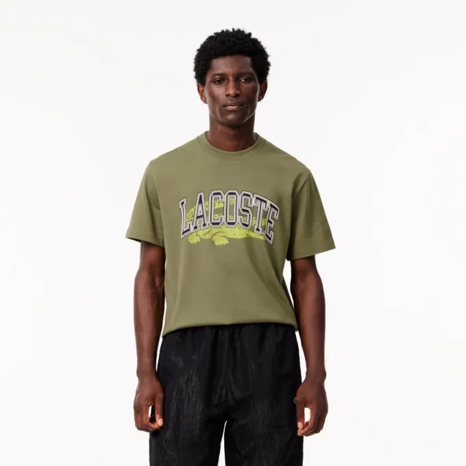 Camiseta de algodón Jersey Signature para hombre
