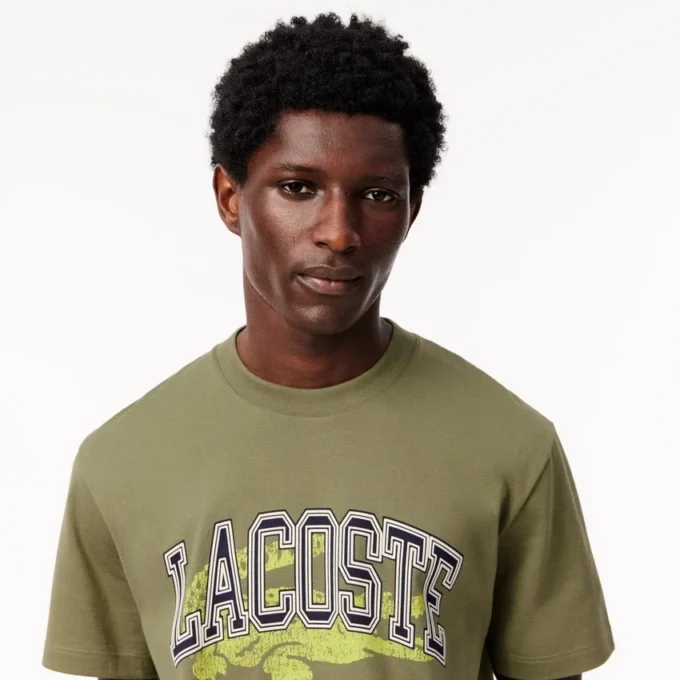 Camiseta de algodón Jersey Signature para hombre
