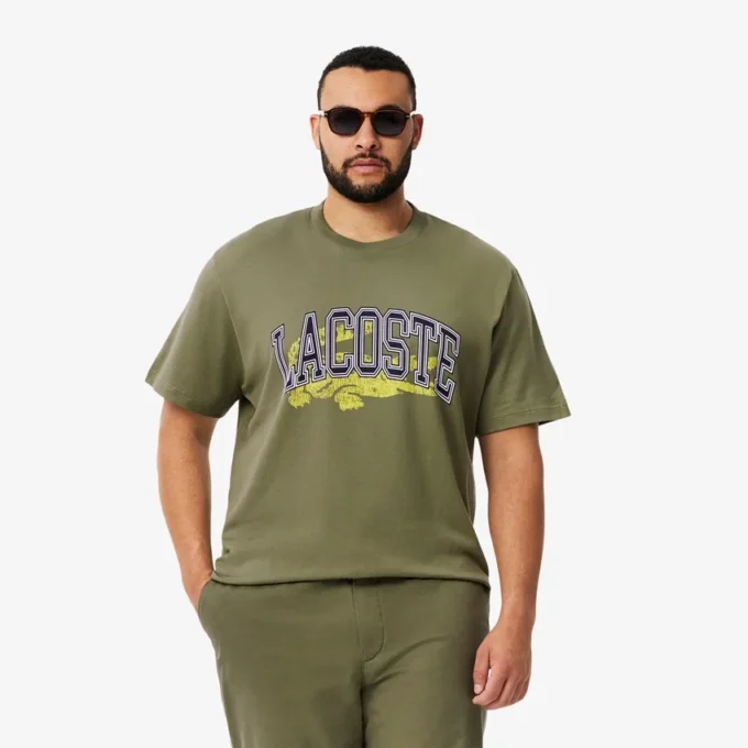 Camiseta de algodón Jersey Signature para hombre