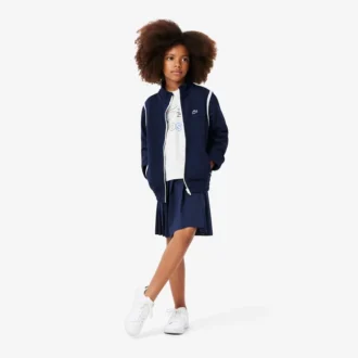 Camiseta de algodón oversize con estampado para niña