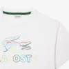 Camiseta de algodón oversize con estampado para niña