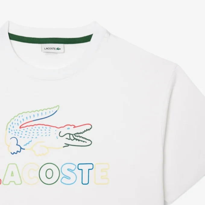 Camiseta de algodón oversize con estampado para niña