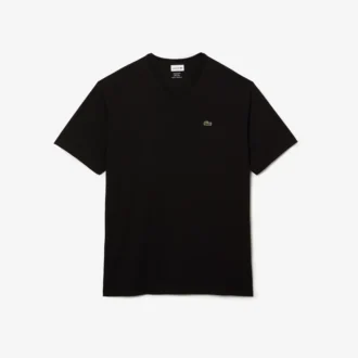 Camiseta de algodón Pima de cuello en V y corte amplio para hombre