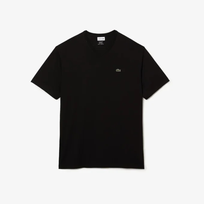 Camiseta de algodón Pima de cuello en V y corte amplio para hombre