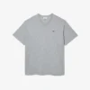 Camiseta de algodón Pima de cuello en V y corte amplio para hombre