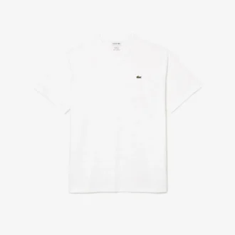 Camiseta de algodón Pima de cuello en V y corte amplio para hombre