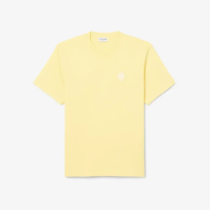 Camiseta de corte clásico con detalle de insignia grande