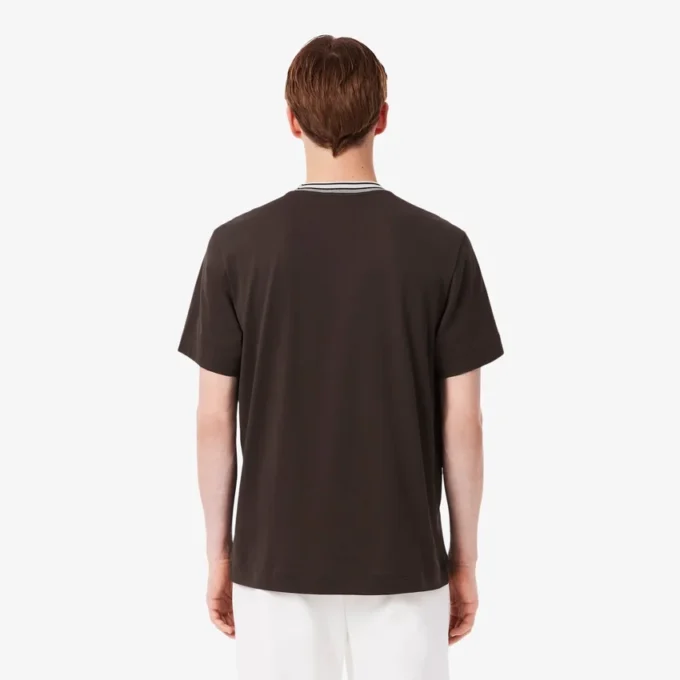 Camiseta de cuello rayado para hombre «Made in France»
