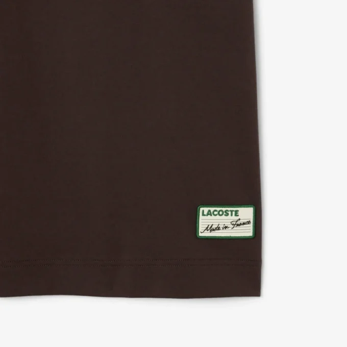 Camiseta de cuello rayado para hombre «Made in France»