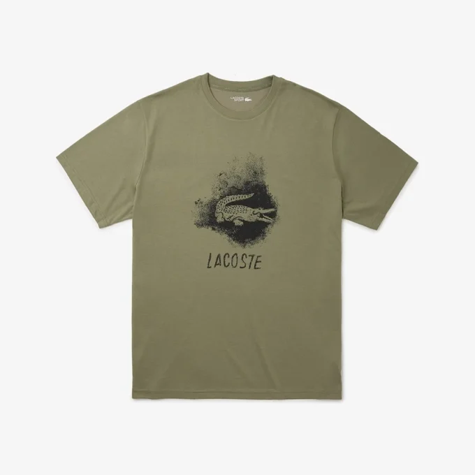 Camiseta de deporte Crocodile para hombre de corte amplio