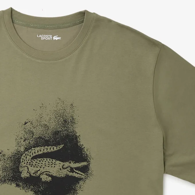 Camiseta de deporte Crocodile para hombre de corte amplio