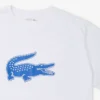 Camiseta de deporte de algodón estampada de corte alto para hombre