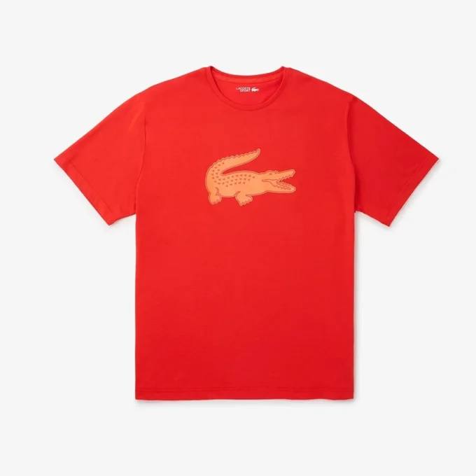 Camiseta de deporte de hombre Big Fit con logo transpirable