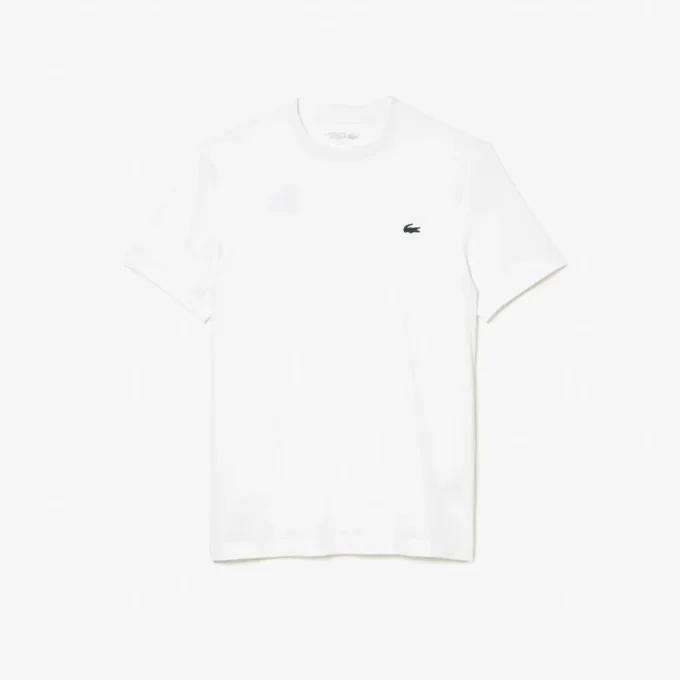 Camiseta de deporte de jersey elástico de corte ajustado para hombre