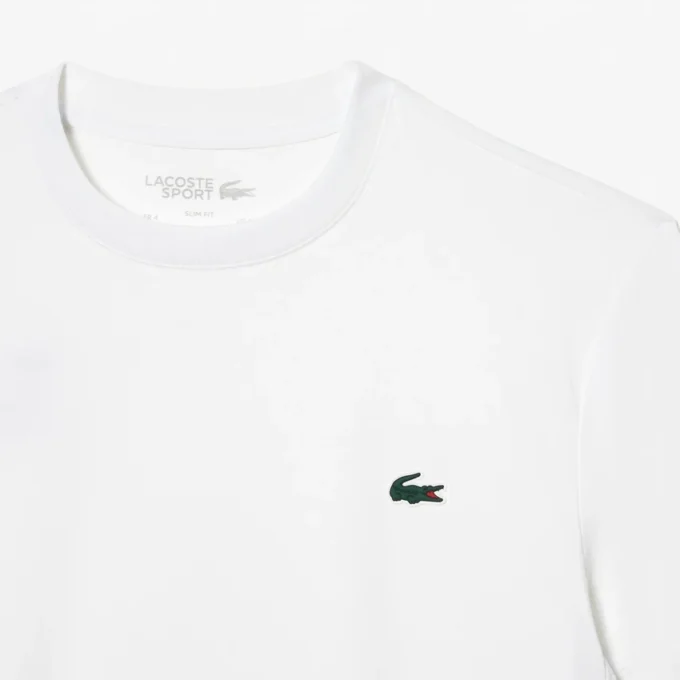 Camiseta de deporte de jersey elástico de corte ajustado para hombre