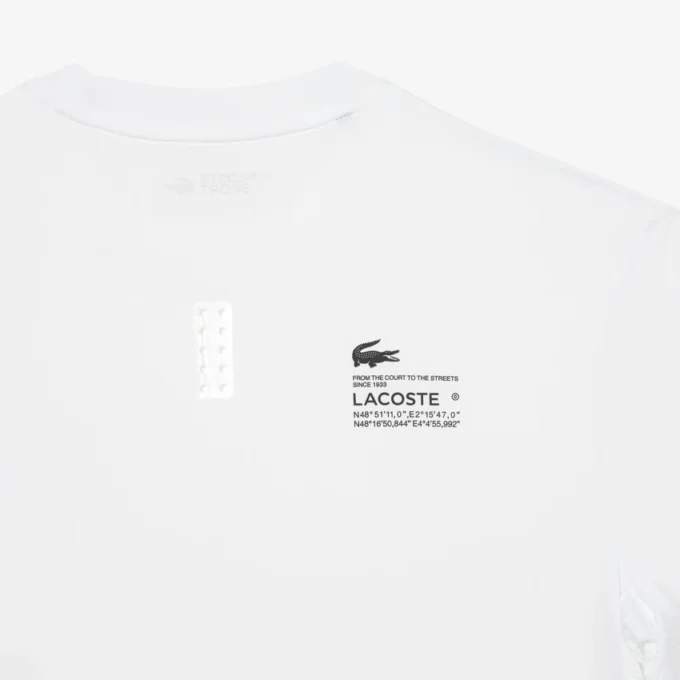 Camiseta de deporte de jersey elástico de corte ajustado para hombre
