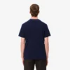 Camiseta de hombre con cuello a rayas de piqué elástico