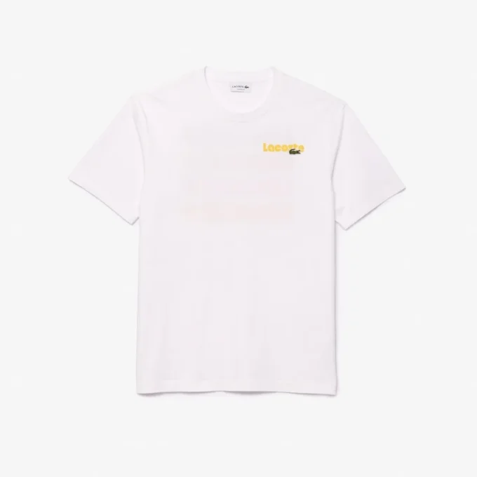 Camiseta de hombre con estampado Ombra y efecto lavado
