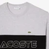 Camiseta de jersey con bloques de color y corte alto para hombre