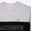Camiseta de jersey con bloques de color y corte amplio para hombre
