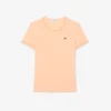 Camiseta de jersey con ribetes en contraste para mujer