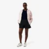 Camiseta de jersey con ribetes en contraste para mujer