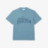 Camiseta de jersey de algodón estampada para hombre