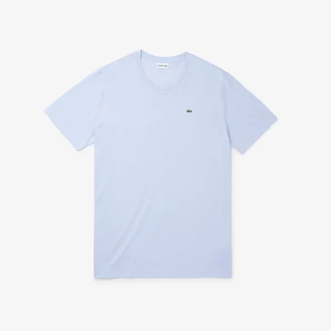 Camiseta de jersey de algodón Pima para hombre, corte alto
