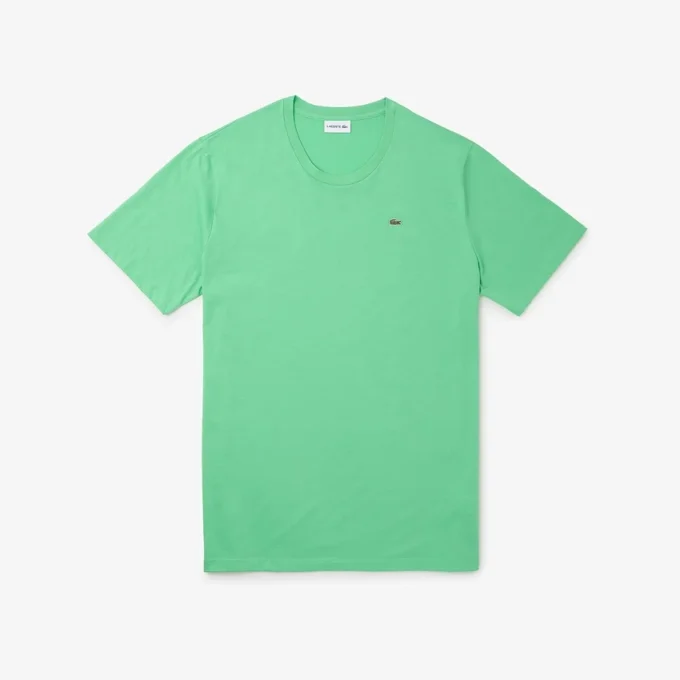 Camiseta de jersey de algodón Pima para hombre, corte alto