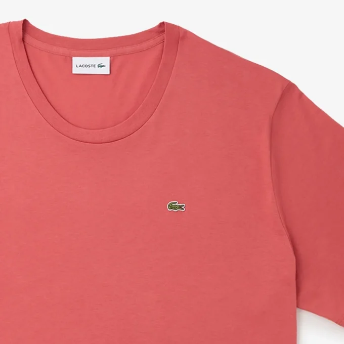 Camiseta de jersey de algodón Pima para hombre, corte alto