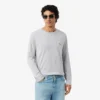 Camiseta de manga larga de algodón Pima para hombre