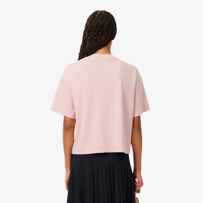 Camiseta de mujer de corte holgado con cocodrilo Landscape
