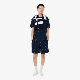 Camiseta de pijama con estampado de cocodrilo para hombre