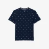 Camiseta de pijama con estampado de cocodrilo para hombre