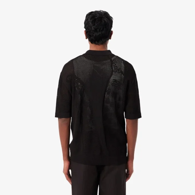 Camiseta de punto con cocodrilo