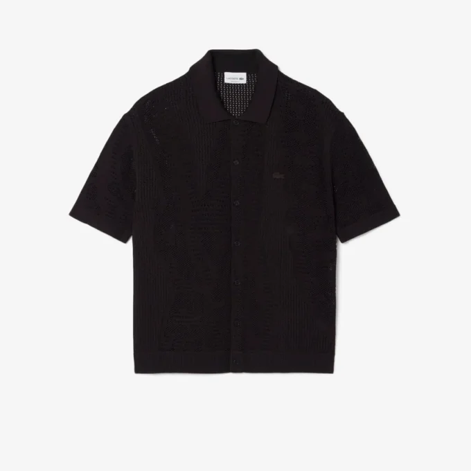 Camiseta de punto con cocodrilo