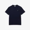 Camiseta de punto Pima de cuello en V de corte amplio para hombre