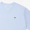 Camiseta de punto Pima de cuello en V de corte amplio para hombre