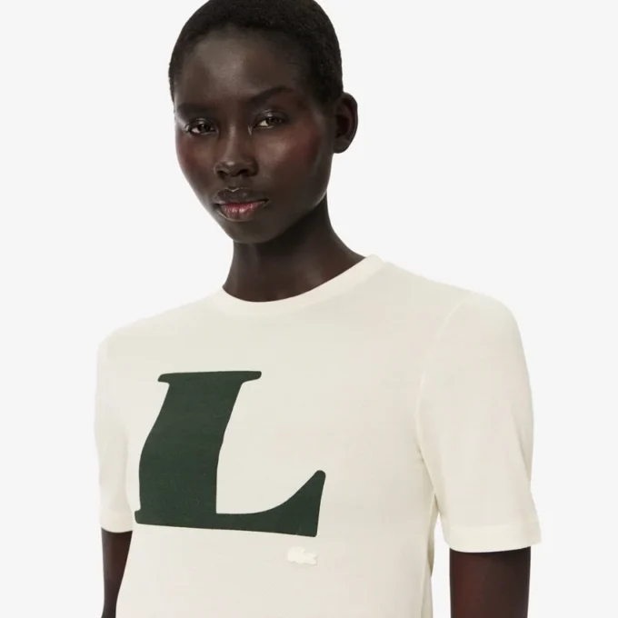 Camiseta de seda con estampado de la colección Runway