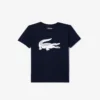 Camiseta de tenis técnica de algodón oversize para niño