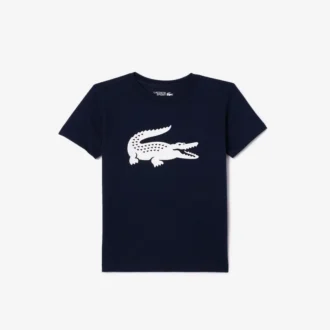 Camiseta de tenis técnica de algodón oversize para niño