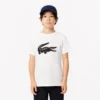 Camiseta de tenis técnica de algodón oversize para niño