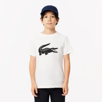 Camiseta de tenis técnica de algodón oversize para niño