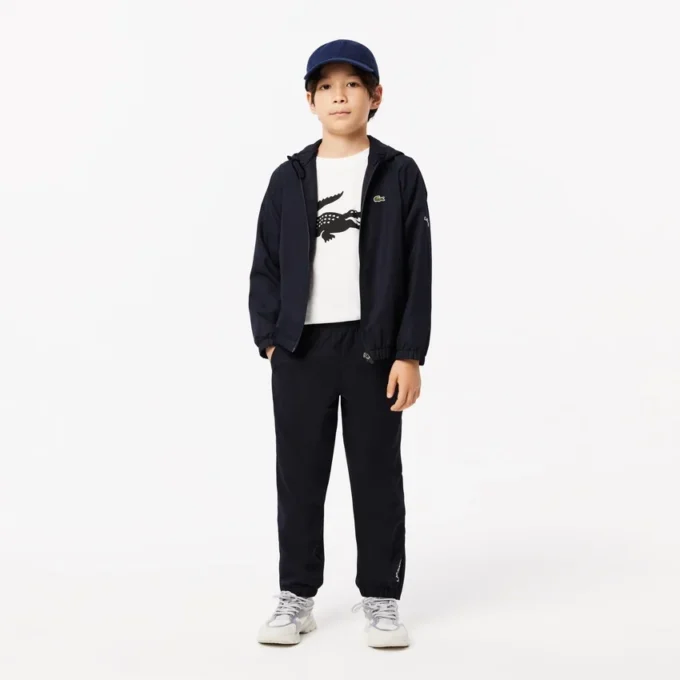 Camiseta de tenis técnica de algodón oversize para niño