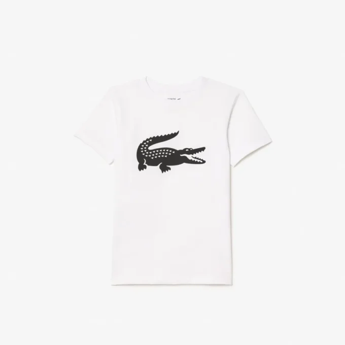 Camiseta de tenis técnica de algodón oversize para niño