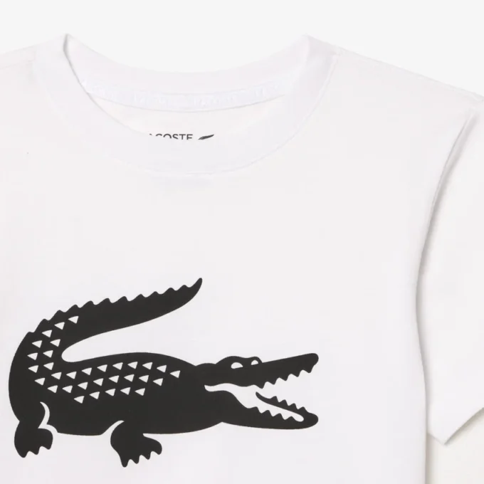 Camiseta de tenis técnica de algodón oversize para niño