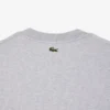Camiseta estampada de algodón grueso de corte holgado para hombre